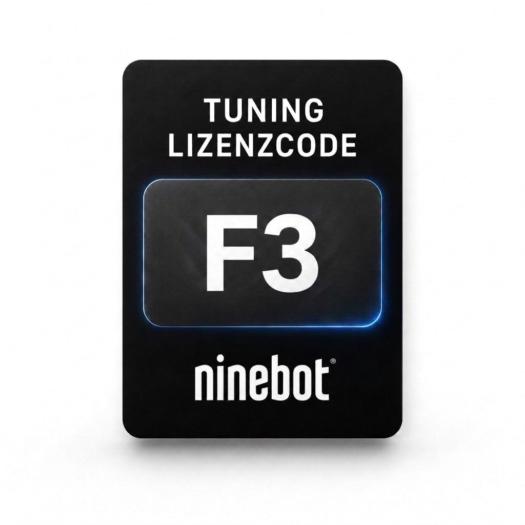 Ninebot F3 / F3E / F3D / F3 Pro Tuning Lizenzcode – Bis zu 32 km/h | Sofort per E-Mail